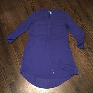 Blue Shirtdress